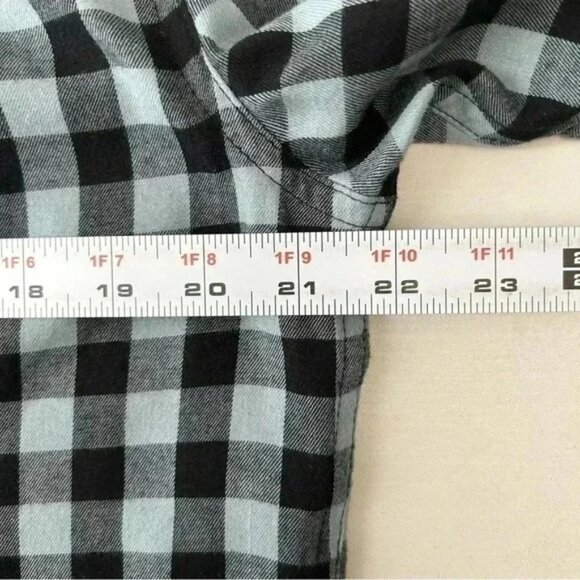 FOX Mens Shirt Troubled Mind Woven Short Sleeve Button Down Green Black Check M - Picture 12 of 14